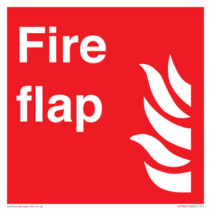 Fire flap